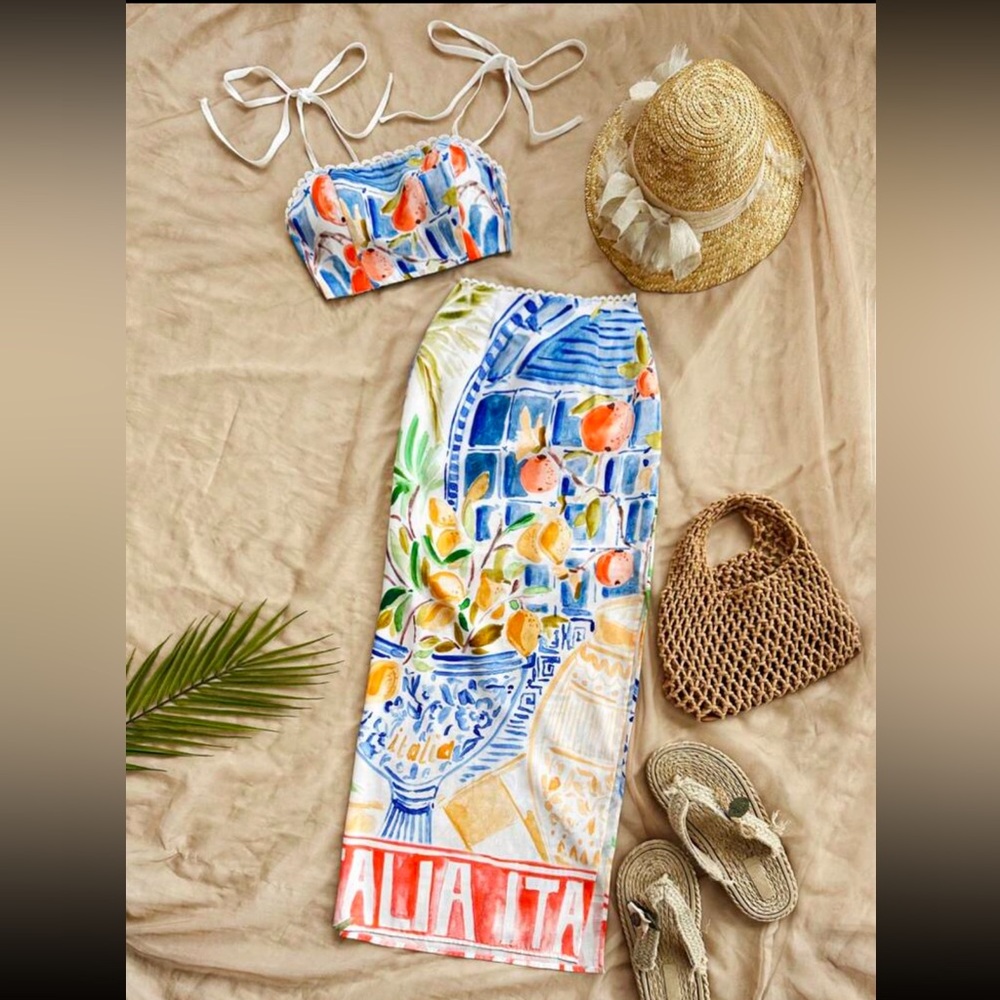 Colorful Printed Italian SET!